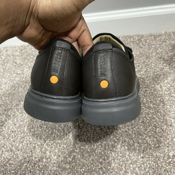 Samuel Hubbard Men's 8.5 Flight Casual Sneaker Espresso Brown Leather 2421 new - Picture 5 of 8